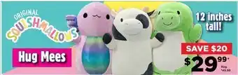 Showcase Squishmallows hug mees offer