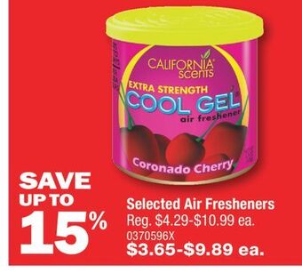 PartSource Selected air fresheners offer