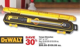 PartSource Dewalt torque wrenches offer