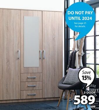 JYSK Arlo wardrobe offer