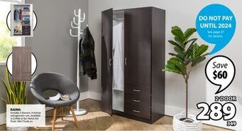 JYSK Rauma wardrobe offer