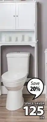 JYSK Trosa toilet space saver offer
