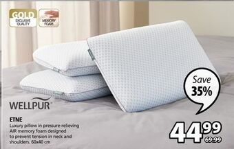 JYSK Wellpur etne luxury pillow offer