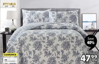 JYSK Evie 100% cotton bedspread offer