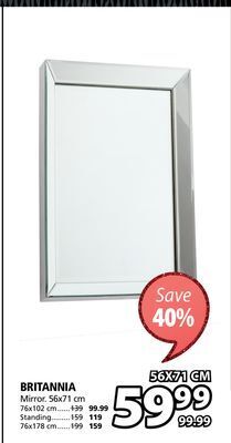 JYSK Britannia mirror offer