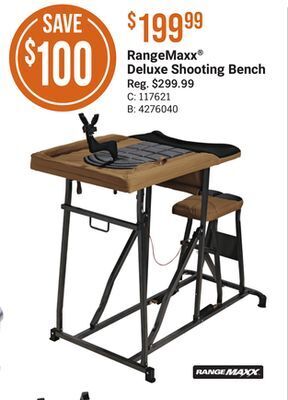 Rangemaxx® deluxe shooting bench