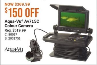 Bass Pro Aqua-vu® av715c colour camera offer