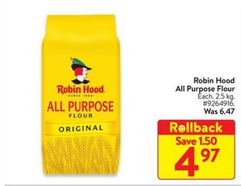 Walmart Robin hood all purpose flour offer