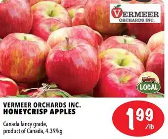 Farm Boy Vermeer orchards honeycrisp apples offer