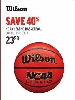 Sport Chek Wilson ncaa legend basketball offer