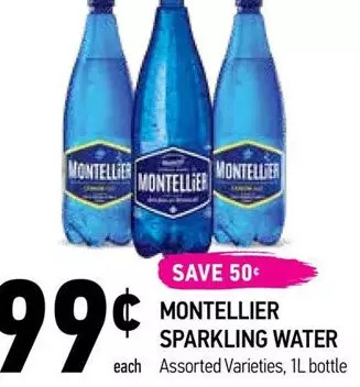 Coppa's Fresh Market Montellier sparkling water offer