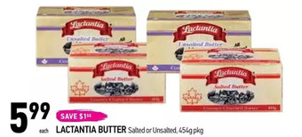 Coppa's Fresh Market Lactantia butter offer