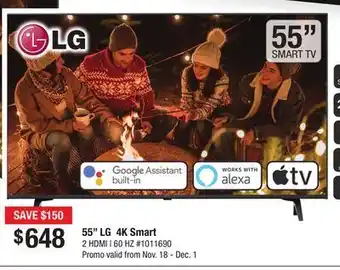 Bad Boy Superstore 55" lg 4k smart offer