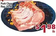 Top Food Supermarket Pork chop offer
