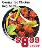 Top Food Supermarket General tao chicken offer