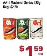 Top Food Supermarket Aa-1 mackerel series offer