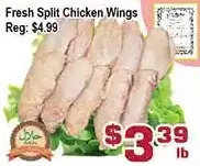 Top Food Supermarket Fresh split chicken wings offer