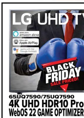 2001 Audio Video Lg 65" 4k uhd hdr10 pro webos 22 game optimizer offer