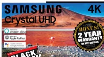 2001 Audio Video Samsung 65" 4k crystal display uhd offer