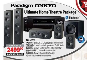 2001 Audio Video Ultimate home theatre package offer