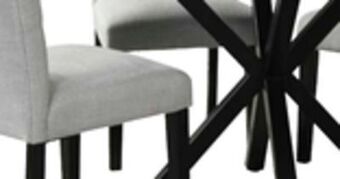 The Brick Verona 5-piece dining package with round dining table offer