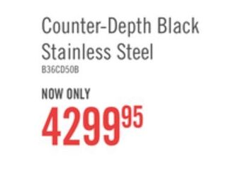 The Brick Bosch 21.6 cu. ft. counter-depth french-door refrigerator - b36cd50snb offer