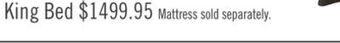 The Brick Sweden king bed offer