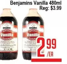 Benjamins vanilla
