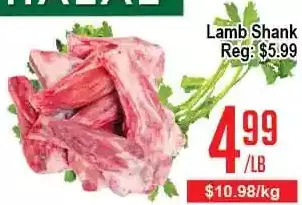 Skyland Foodmart Lamb shank offer