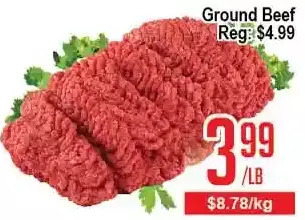 Skyland Foodmart Ground beef offer
