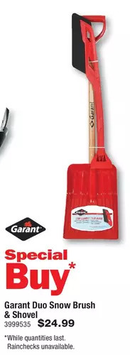 PartSource Garant duo snow brush & shovel offer