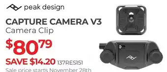 Henry's Peak design capture camera v3 camera clip offer