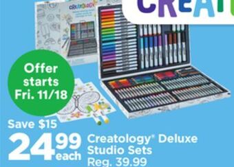 Michaels Creatology® deluxe studio sets offer