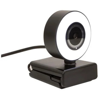 Visions Electronics Helix stream webcam with led ring light offer