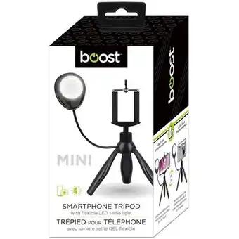 Visions Electronics Boost mini smartphone tripod with flexible selfie light offer