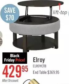 The Brick Elroy coffee table with lift top offer