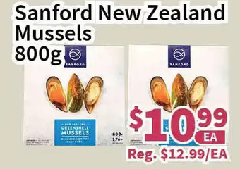 Blue Sky Supermarket Sanford new zealand mussels offer