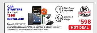 Visions Electronics Idatastart complete install and parts, no surprise charges* offer