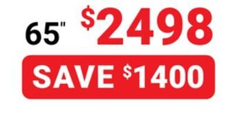 Visions Electronics Samsung oled s95ba 4k smart tv 65" offer