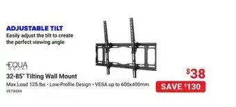 Visions Electronics 32-85" tilting wall mount offer