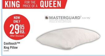 The Brick Masterguard® cooltouch™ king pillow offer