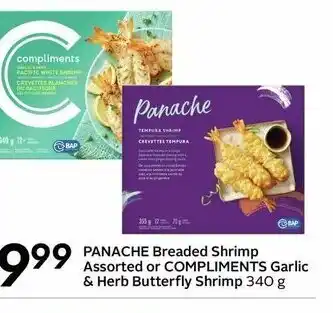 Safeway Panache breaded shrimp assorted offer