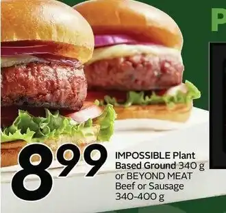 Safeway Impossible plant based ground offer