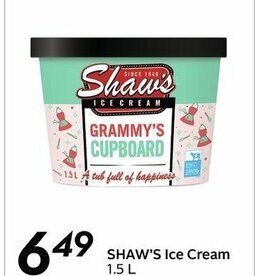 Safeway Shaw's ice cream offer