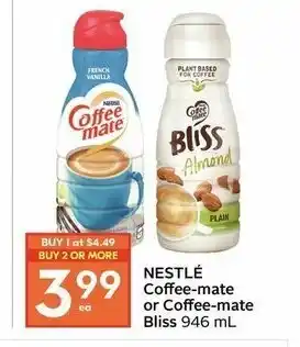 Safeway Nestlé coffee-mate offer