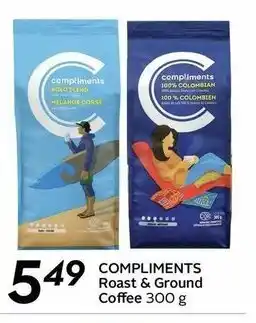 Safeway Compliments roast & ground coffee offer