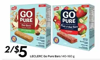 Safeway Leclerc go pure bars offer
