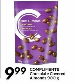 Safeway Compliments chocolate covered almonds offer