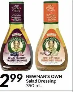 Safeway Newman's own salad dressing offer