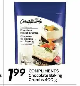 Safeway Compliments chocolate baking crumbs offer